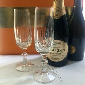 VTG Schott Zwiesel CRYSTAL Celebration CHAMPAGNE Toasting FLUTES🍾